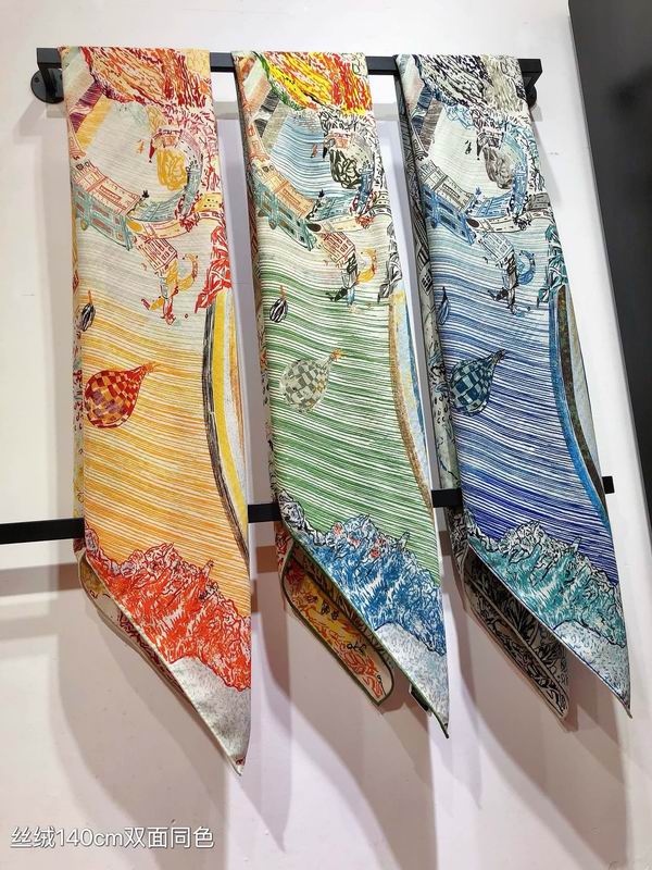 Hermes 140X140cm 70%羊绒30%真丝 E07